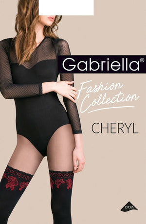Meia-calça Gabriella Cheryl Preta