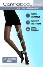 Control Body 920152 Shaping Tights Antracite - littlemisshoneypie