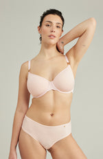 The Stretch Boss Full Cover Bra Blush Pink Up to G Cup