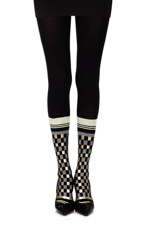 Calça legging com estampa preta Zohara "Happy Socks"