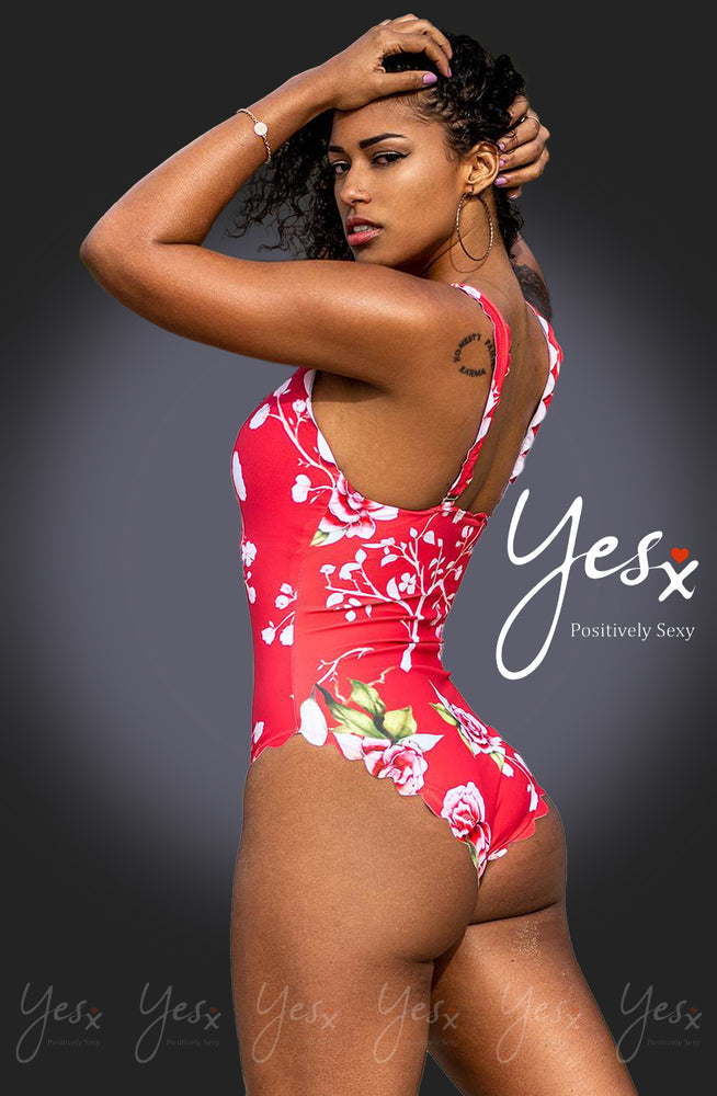 YesX YX978 One Piece Swimsuit Pink