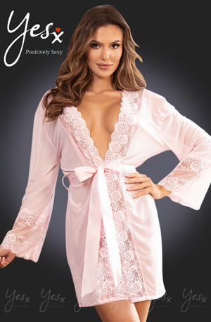 YesX YX990 Dressing Gown Pink