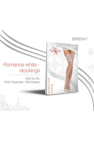 Beauty Night BN6543 Romance Stockings Cherry