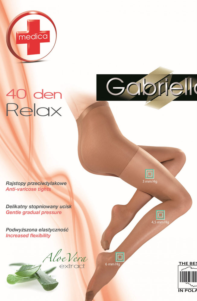 Gabriella Classic Medica Relax 111 Meia Gazela Bege