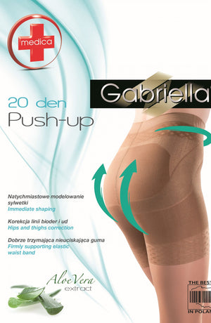 Meia-calça Gabriella Classic Push Up 127 Preta