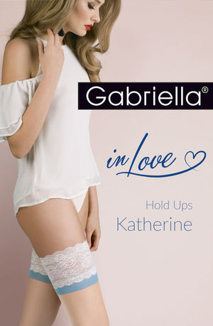 Gabriella 473 Katherine Hold ups Natural/Blue/Champagne