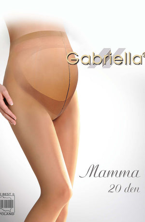 Meia-calça Gabriella Classic Mamma 20 Bege