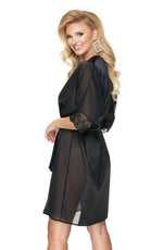Irall Sharon Dressing Gown Black